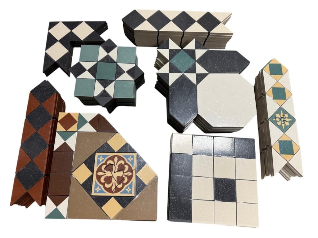 Tiles on the table