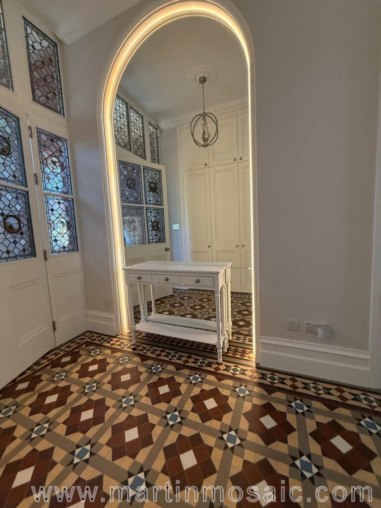 Clapham Installation - Hallway tiles