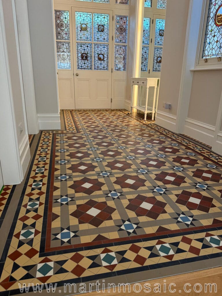 Clapham Installation - Hallway tiles